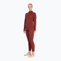 Moteriškas termo džemperis Dovre Wool Zip burgundy 2