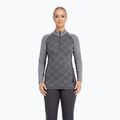 Moteriškas termo džemperis Dovre Wool Organic Half Zip grey
