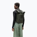 Miestinis kuprinė Rains Rucksack Rolltop 13 + 4 l green 3