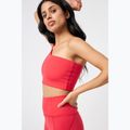 Treniruočių liemenėlė Girlfriend Collective Bianca One Shoulder cherry 5