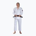 GI moteriškos braziliškojo džiudžitsu prekės Ground Game 'Sakura' baltos spalvos GISAKWHF1