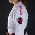 GI moteriškos braziliškojo džiudžitsu prekės Ground Game 'Sakura' baltos spalvos GISAKWHF1 5