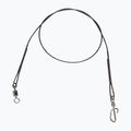 Mikado plieninis spiningo lyderis Jaws Strong 18 kg 2 vnt. juodas ZGJ02-25-18