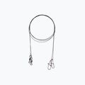 Mikado Tungsten Jaws Extralight spiningo lyderis 2,5 kg 2 vnt. juodas ZGJ04-15-2.5