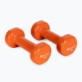 Meteor hanteliai 2 x 1 kg oranžiniai 30182 2