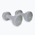 Meteor hanteliai 2 x 5 kg pilkos spalvos 30187