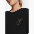 Moteriški treniruočių marškinėliai Cardio Bunny Bright black 5