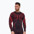 Vyriškas termoaktyvus džemperis Brubeck Dry black/red