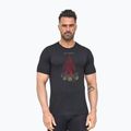Vyriški termoaktyvūs marškinėliai Brubeck Outdoor Wool Pro black