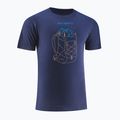 Vyriški termoaktyvūs marškinėliai Brubeck Outdoor Wool Pro navy blue 3