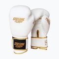 Bokso pirštinės StormCloud Boxing Pro white/gold