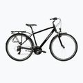 Vyriškas žygio dviratis KROSS Trans 1.0 black/silver/gloss