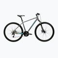 Kroso dviratis KROSS Evado 3.0 grey/teal/gloss