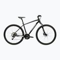 Kroso dviratis KROSS Evado 4.0 black/silver/gloss