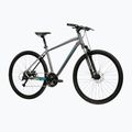 Kroso dviratis KROSS Evado 3.0 grey/teal/gloss 2