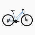 Moteriškas krosinis dviratis KROSS Evado 3.0 In blue/white/gloss