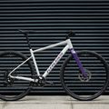 Gravel dviratis KROSS Esker 1.0 FL grey/purple/gloss 13