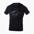 Vyriški termoaktyvūs marškinėliai Brubeck Outdoor Merino Wool Pro juodi/vilkas 3 3