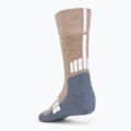 Moteriškos trekingo kojinės Brubeck BTR002 Trekking Light brown/grey 2