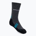 Moteriškos trekingo kojinės Brubeck BTR002 Trekking Light graphite/turquoise