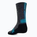 Moteriškos trekingo kojinės Brubeck BTR002 Trekking Light graphite/turquoise 2