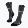 Moteriškos trekingo kojinės Brubeck BTR002 Trekking Light graphite/turquoise 5
