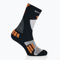 Vaikiškos slidinėjimo kojinės Brubeck Ski Force pilkos/oranžinės