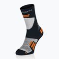 Vaikiškos slidinėjimo kojinės Brubeck Ski Force pilkos/oranžinės 2