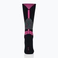 Moteriškos slidinėjimo kojinės Brubeck Ski Force juodos/rožinės 3