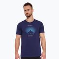 Vyriški termoaktyvūs marškinėliai Brubeck SS1265 Outdoor Wool Pro tamsiai mėlyni