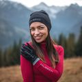 Moteriški termoaktyvūs marškinėliai Brubeck Extreme Thermo bordo 8
