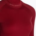 Moteriški termoaktyvūs marškinėliai Brubeck Extreme Thermo bordo 5