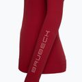 Moteriški termoaktyvūs marškinėliai Brubeck Extreme Thermo bordo 7