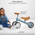 Triratis balansinis dviratukas Kinderkraft Cutie light blue 12