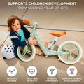 Bėgimo dviratis Kinderkraft Fly Plus baby blue 13