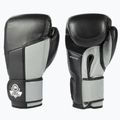 DBX BUSHIDO Muay Thai natūralios odos bokso pirštinės juodos ARB-431sz 3