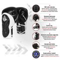 DBX BUSHIDO bokso pirštinės su Wrist Protect sistema juodos spalvos Bb4 8