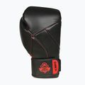 Bokso pirštinės DBX BUSHIDO "Hammer - Red" Muay Thai juodos/raudonos 3