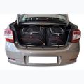 Bagažinės krepšių komplektas KJUST Dacia Logan Limousine 2012-2020 5 vnt black 15