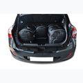 Bagažinės krepšių komplektas KJUST Hyundai I30 Hatchback 2012-2016 4 vnt black 12