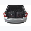 Bagažinės krepšių rinkinys KJUST Skoda Rapid Liftback 2012-2019 5 vnt. Juodas 12