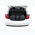 Bagažinės krepšių komplektas KJUST Toyota Yaris 2011-2020 3 vnt. juodas 14