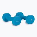 Spokey Shape IV hanteliai 2x1 kg mėlyni 920894