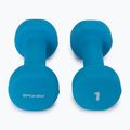 Spokey Shape IV hanteliai 2x1 kg mėlyni 920894 3