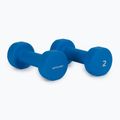 Spokey Shape IV hanteliai 2x2 kg mėlyni 920895