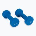 Spokey Shape IV hanteliai 2x2 kg mėlyni 920895 2