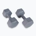 Spokey Monster II 2x5 kg pilkos spalvos hanteliai 920900 2