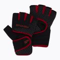 Spokey Lava juodos ir raudonos fitneso pirštinės 928974