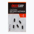 UnderCarp svarmenys 5 vnt. juodi UC407