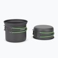Puodų rinkinys Rockland Travel Pro grey/green 2